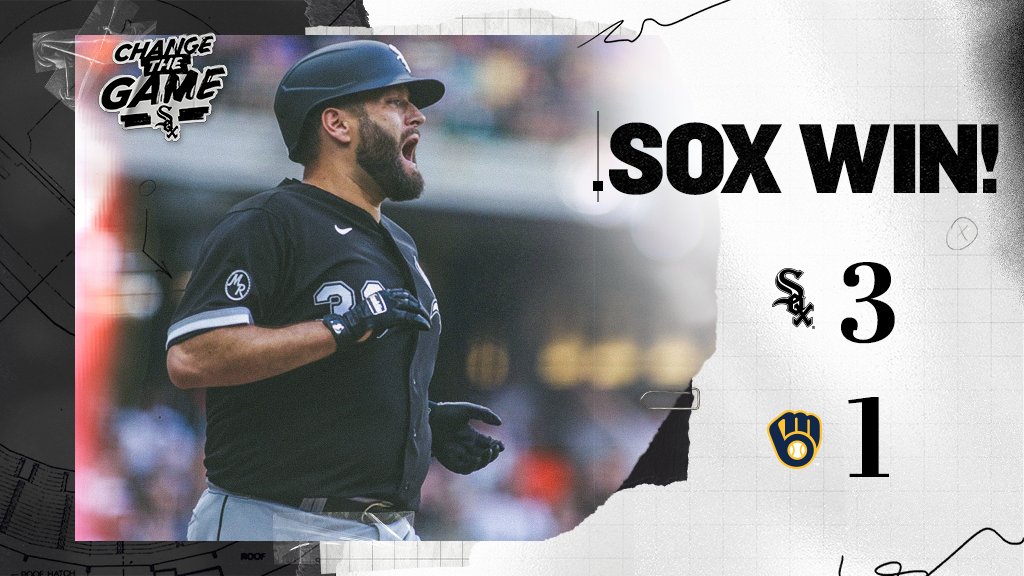 The White Sox avoid the series sweep against Brewers