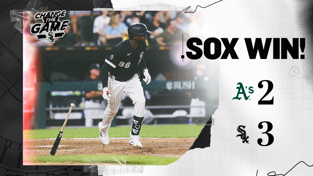 The White Sox narrowly take 3rd game of series against the A's