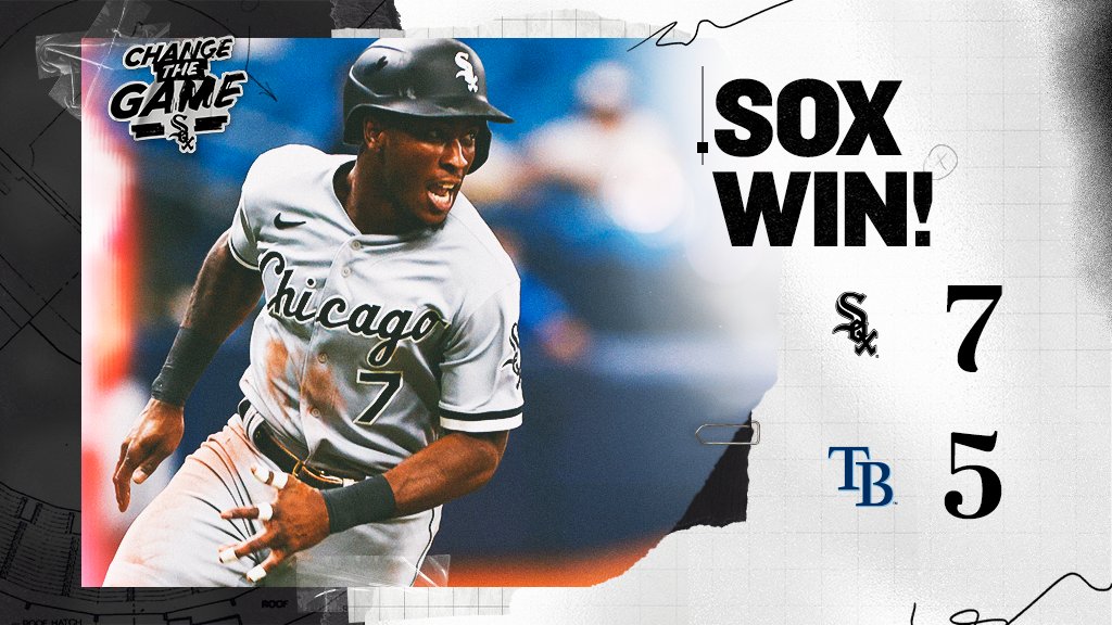 White Sox win first game against Rays in the 11th inning