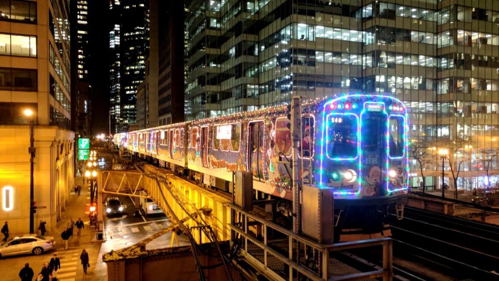The Magic Returns: Santa Welcomes Back Riders to The Allstate CTA Holiday Train and Holiday Bus