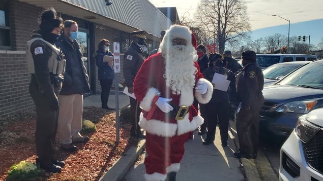 Secret Santa Event by Sheriff's Office Benefits Seniors in Ford Heights