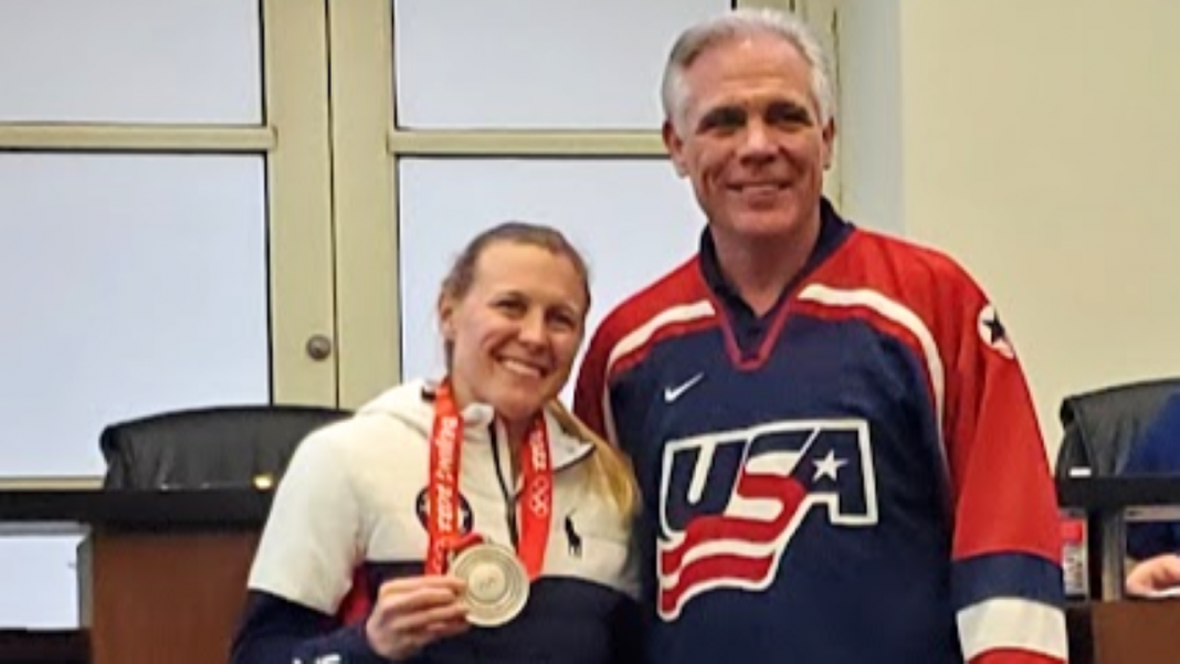 Kendall Coyne Schofield, Three-Time Olympian, Honored at Orland Park Board Meeting