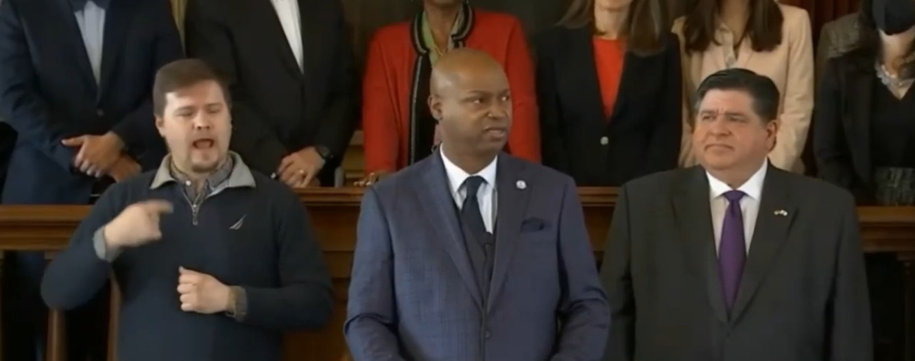 Pictured: Illinois Speaker of the House Chris Welch. 