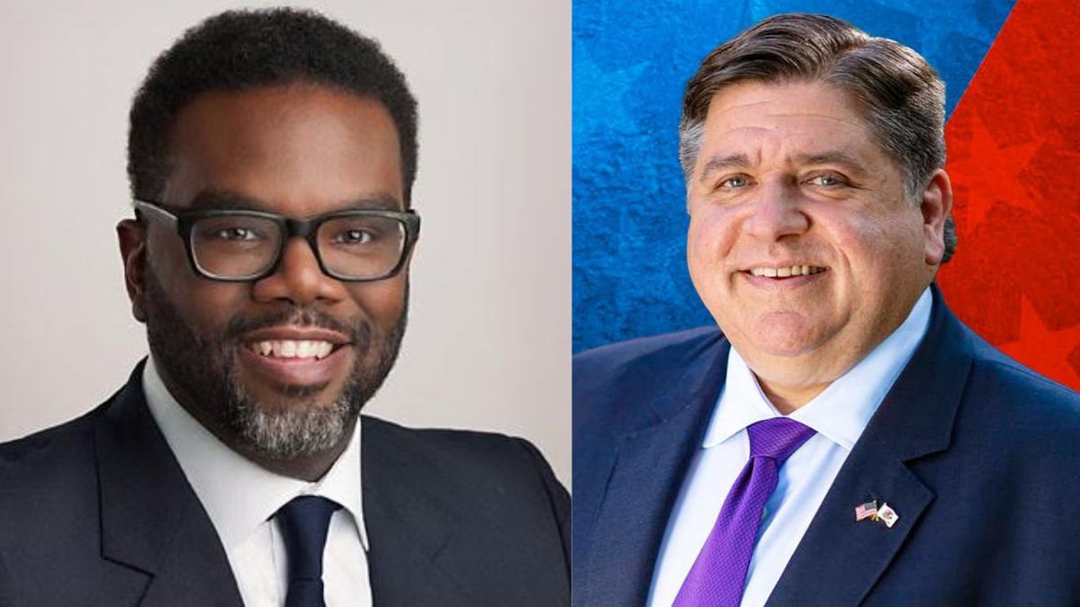 Pritzker Meets with Chicago Mayor-Elect Johnson