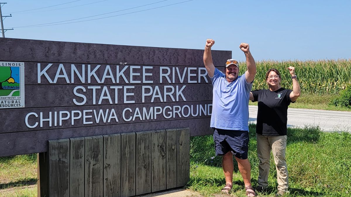 Joyce Celebrates Reopening of Kankakee River State Park’s Chippewa Campground