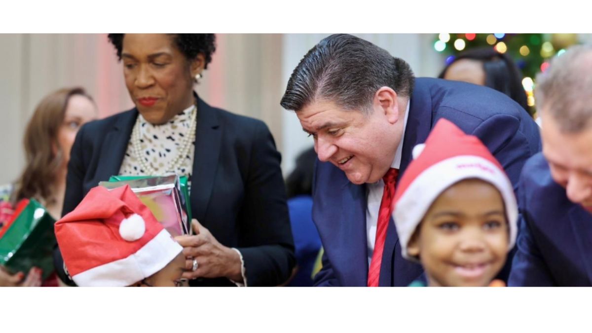 Gov. Pritzker Celebrates Holiday Season with School Gift Giveaway and Animal Shelter Visit