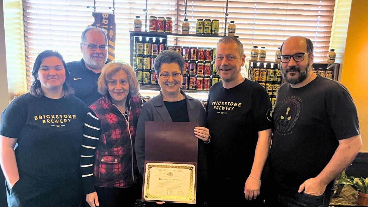 Rep. Haas Honors Brickstone Brewery for March Local Business Spotlight